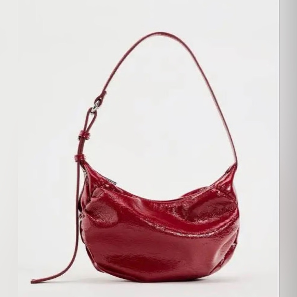 🌹RED LEATHER ZARA MINI BAG🌹